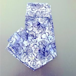 Lululemon Fast and Free Reflective Crop - floral